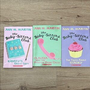 Scholastic Baby-Sitters Club Original Collection Pastel Book Trio 1-3